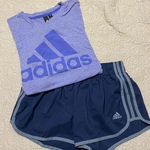 Adidas Shirt and Shorts